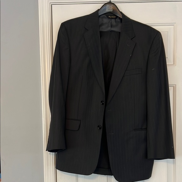 Dark Grey Pinstripe Suit